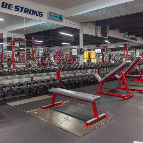 Photos of the amenities at LJ's Fitness