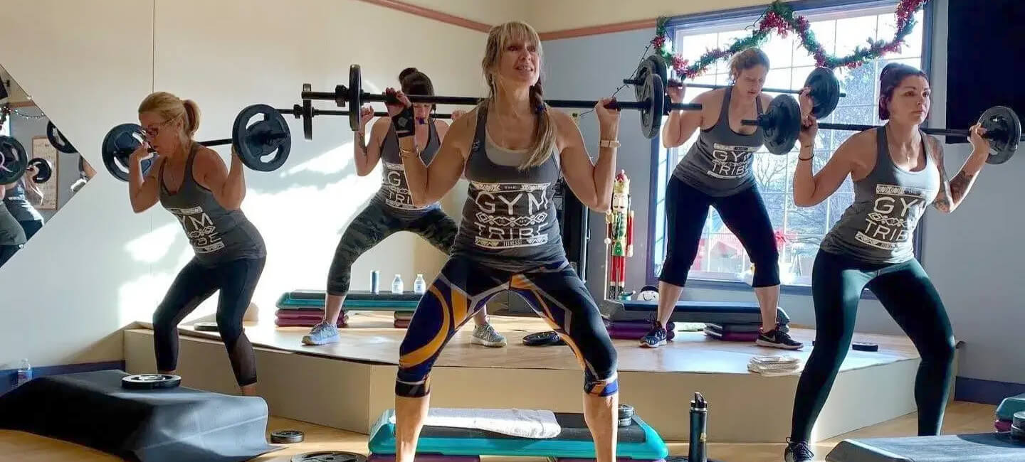 Group class at LJ's Fitness