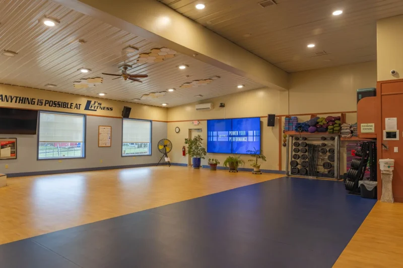 Photo of large group instruction room