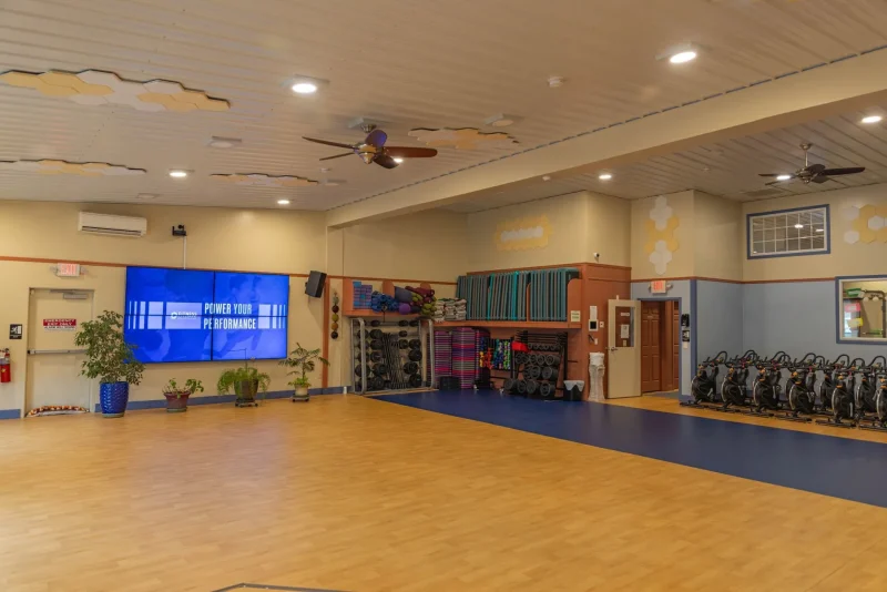 Photo of large group instruction room